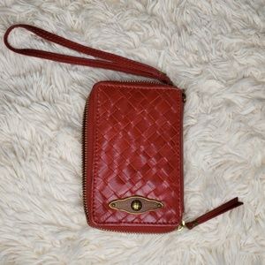 Elliott Lucca wallet red